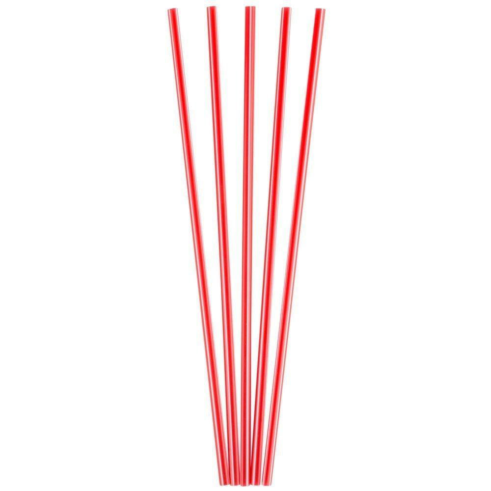 [1000 PACK] 5 inch Red Plastic Stirrer, Sip Stirrer, Sip Straw, For Coffee,  Cocktail, Latte and Tea - 5 Inches, 1000/Box, Red