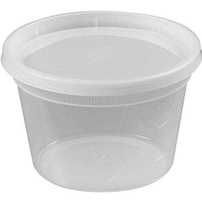 Deli Food Storage Containers with Lids, 16 Ounce (240 Count)