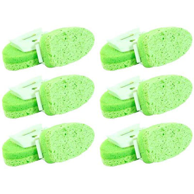 6-Pack Dishwashing Cleaning Sponge Non-Scratch Libman Gentle-Touch Refills (Case-12 Pads) Scrubber