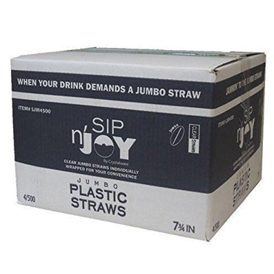Crystalware SJIR4500 4/500 STRAWS 7 3/4" White
