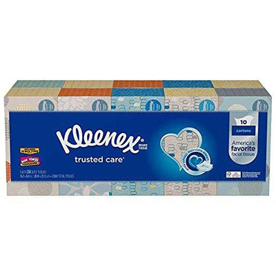 Kleenex Facial Tissues, 10 Boxes - 230 Each - 2300 Tissues