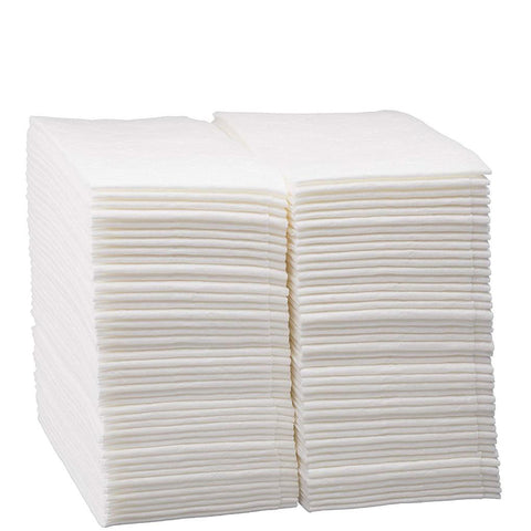 Luxury Linen Feel Disposable Guest Hand Towels in Bulk, Soft & Absorbent Cloth Like Paper Napkin for Bathroom, Kitchen, Weddings, Parties, Dinners or Events, White 100 Count by eDayDeal