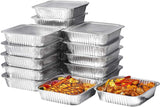 8" Square Disposable Aluminum Cake Pans - Foil Pans perfect for baking cakes, roasting, homemade breads | 8 x 8 x 2 in With Flat Lids (10 Count)